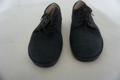 FINN COMFORT Colmar Damen Schuhe Schnürschuh Gr.4,5 37,5 Nubuk Leder marine NEU.