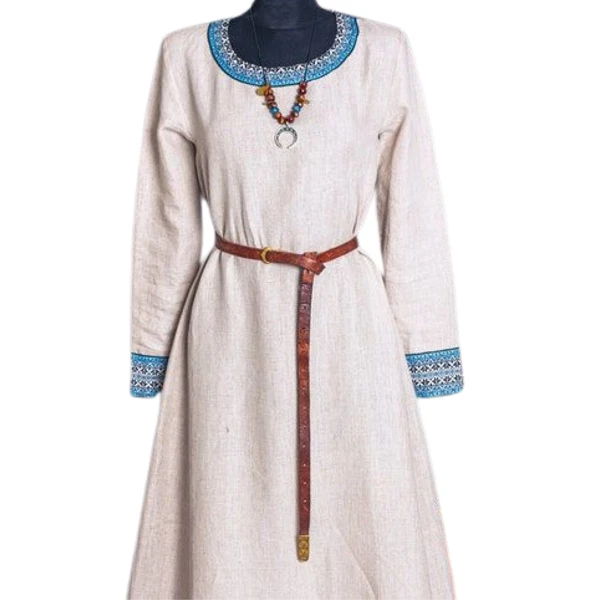 Túnica Medieval para Mujer Renacimiento Caballero Guerrero Disfraz, SCA y Fantasía LARP Foto 3 de 4