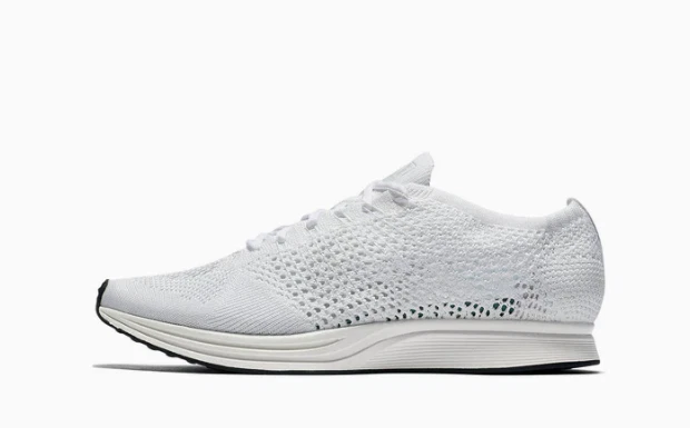 Nike Flyknit Racer Triple White for Sale | Authenticity Guaranteed