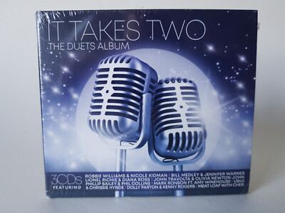 IT TAKES TWO The Duets Album CD 3 Disc 60 Tracks Sony Music SEALED BRAND NEW