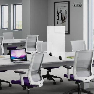 Acrylic Clear Desk Divider Desk Privacy Panels Board Office Desktop Screen Guard