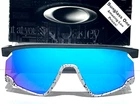 NEW Oakley BXTR Matte Black & White PRIZM Sapphire Blue Lens Sunglass 9280 03