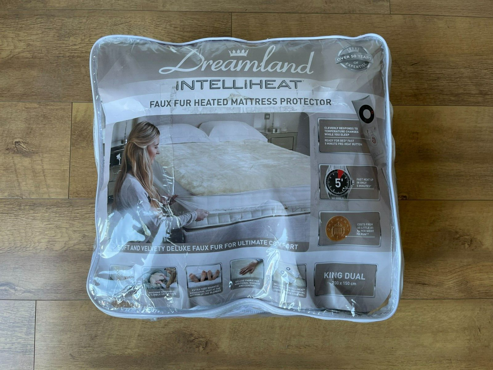 ONLY ONE CONROLLER WORKS - DREAMLAND INTELLIHEAT FAUX FUR HEATED MATTRESS  KING 5053146163103 | eBay