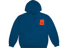 Travis Scott x McDonald's Cactus Jack Sticker Hoodie Legion Blue Size Large