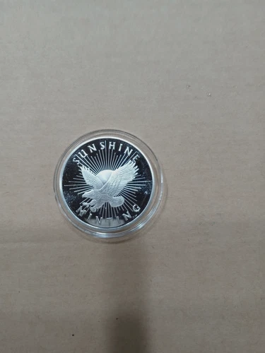 Sunshine Silver Eagle Round .999 Fine Silver 1 Troy oz. Sunshine Mint