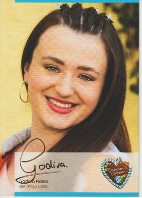 ''Godiva Adela'', schönes original Autogramm auf AK, ''Dahoam is Dahoam''