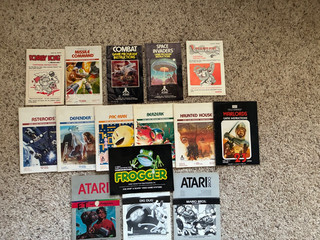15 Atari 2600 instruction booklets