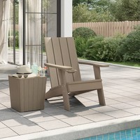 Adirondack-Gartenstuhl Hellbraun Aus Polypropylen 75X88,5X89,5 Cm
