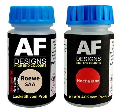 Lackstift für Roewe SAA Bedouin + Klarlack je 50ml Autolack Basislack SET