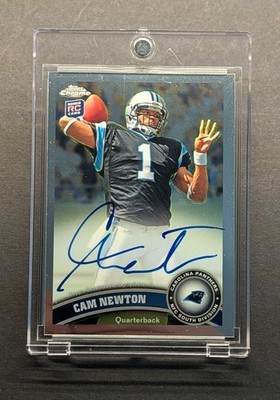 CAM NEWTON Rookie Auto 2011 Topps Chrome RC SP
