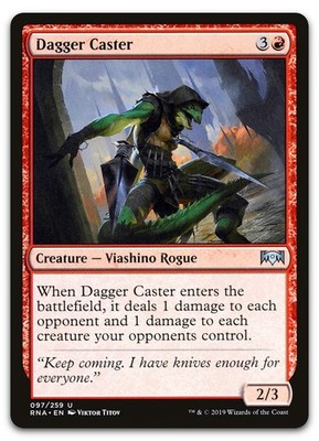Dagger Caster #97 (NM) Ravnica Allegiance RNA Magic MTG