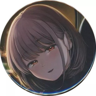 Badge Gosaiji Illustration 76Mm Can Fanza Online Lottery Comic Anthurium