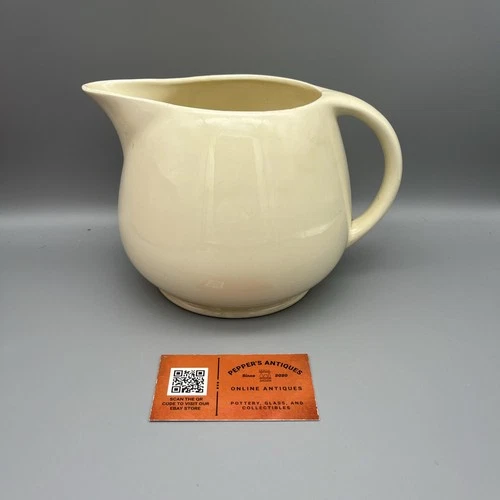Fiestaware Kitchen Kraft Oven Serve Ivory Pitcher Jug Vintage HLC Fiesta VHTF @@