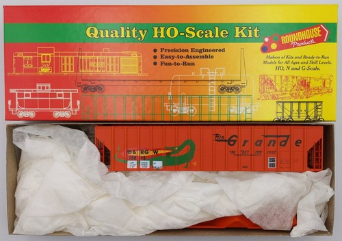 Kit de tolva cubierta Roundhouse 77204 HO Rio Grande 54' FMC | Zustand: New