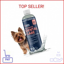 Vets Preferred Dog Breath Freshener  Water Additive for Dental Care   Fights Ba