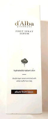 d'Alba White Truffle First Spray Serum Vegan K-Beauty Korean Skincare SEALED NIB