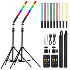 LED Light Sticks RGB Light Wand, Photography Light Stick LED Video Lighting K...