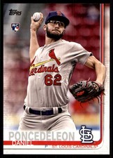 Daniel Poncedeleon 2019 Topps #140 St. Louis Cardinals MLB READ FREE SHIPPING