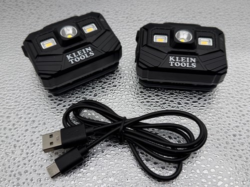 [2-PACK] KLEIN TOOLS [56062] 300 LUMEN RECHARGEABLE HEADLAMP LIGHT [NO HEADBAND]