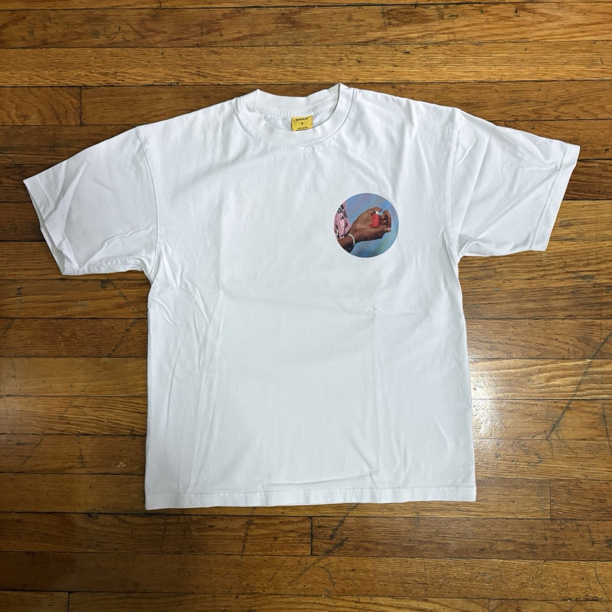GOLF WANG パーカー ホワイト カラフル L 希少 【公式通販】