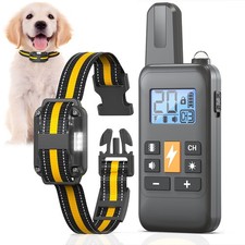 3300FT Dog Training Collar Rechargeable Remote Shock Pet Waterproof Trainer