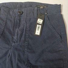 NWT Banana Republic 32x27 Navy Blue Logan Pants 6 R Women Retired 69.95 MSRP