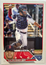 2023 Topps Update Caleb Hamilton RC #US160 - Boston Red Sox Rookie Catcher