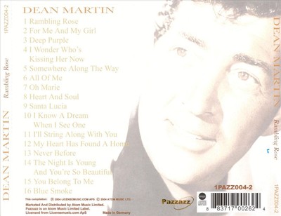 DEAN MARTIN RAMBLING ROSE NEW CD
