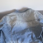 Truth + Theory Women’s Blue Denim Jacket Button Front Pockets L — photo 8
