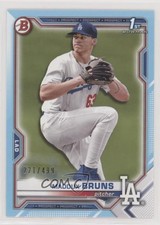 2021 Bowman Draft Sky Blue 221/499 Maddux Bruns #BD-126 0o6v