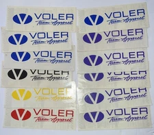 12X Vintage 90s VOLER team apparel bicycle stickers cycle Nos Deals