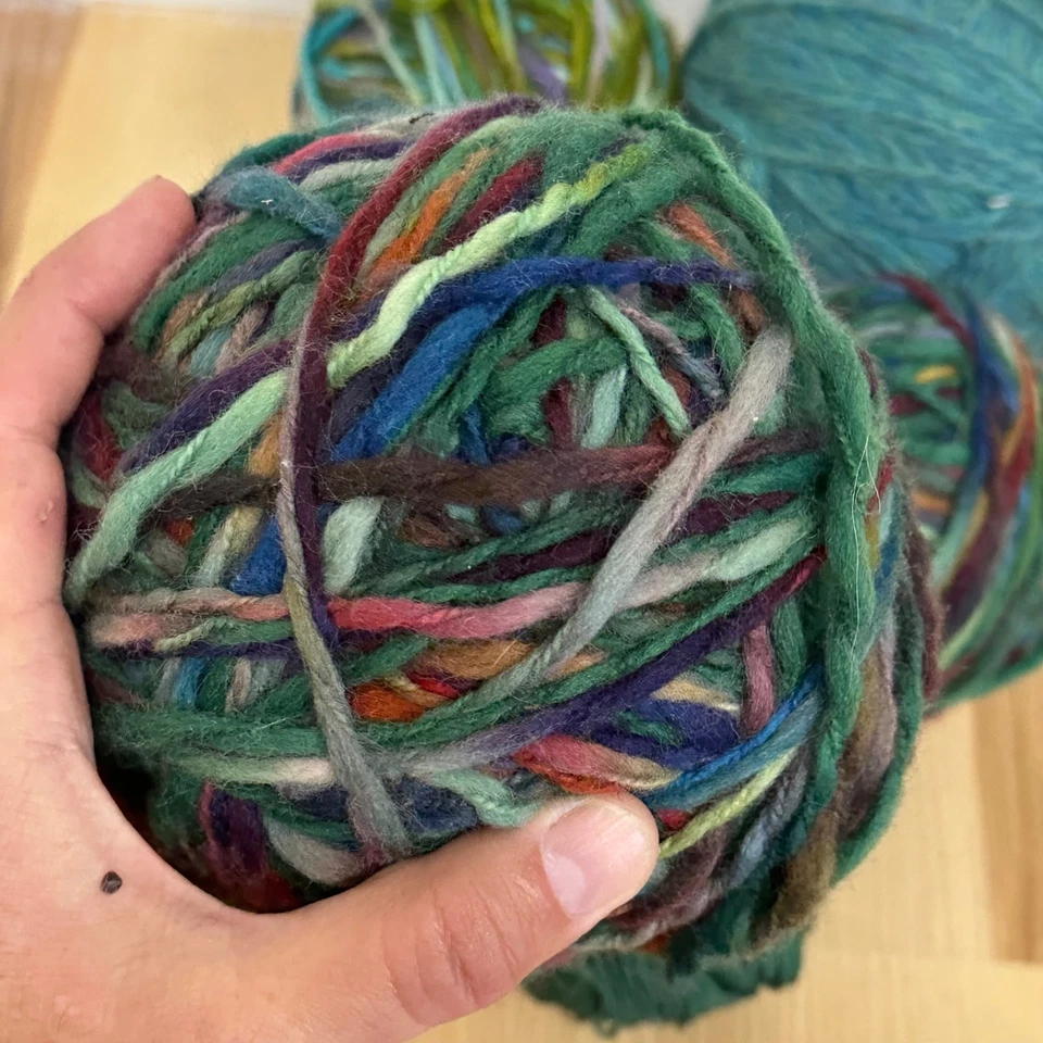 Premium Wool Alpaca Acrylic Yarn Balls Hank Mixed Lot of 5 Cascade Blue Sky - Image 4 of 4