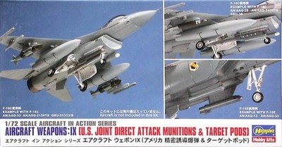 Hasegawa 35114 1/72 Aircraft Weapons IX: U.S. Joint Direct Attack Munitions & Ta