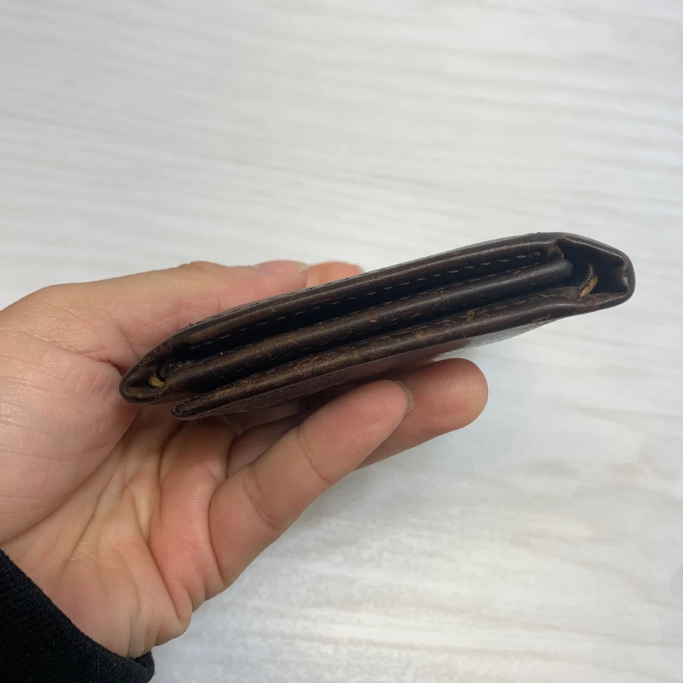 Carhartt Mens Brown Leather Trifold Wallet - Image 4 of 4