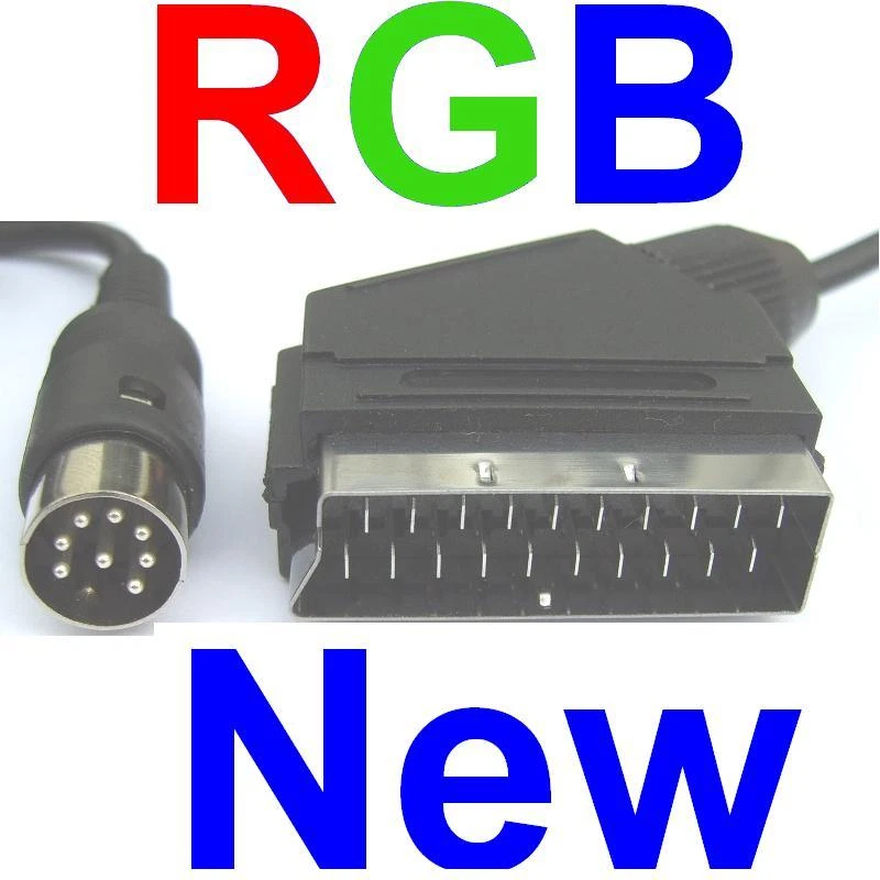RGB Scart Cable Lead TV Wire for Sega Megadrive Master System - COPPER SHIELDED - Image 4 of 4