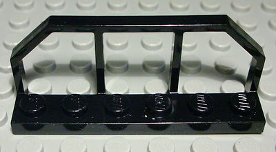 Lego Eisenbahn Waggon Geländer 1x6x2 Schwarz                               (533)