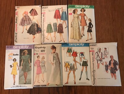 Vintage Simplicity Sewing Patterns All Uncut Some Are Factory Folded - You Pick