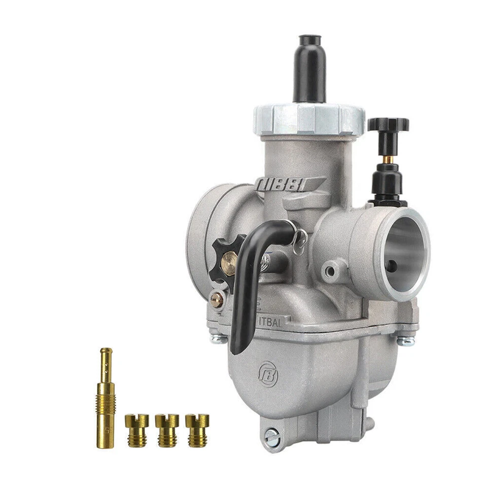 NIBBI PE28mm Racing Carburetor For RM85 SP250 TS250 MX85 DT100 DT125 DT175 DT250 - Image 2 of 4