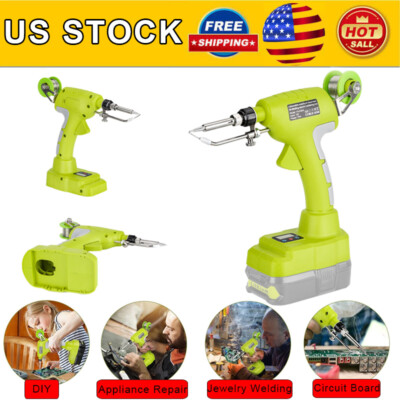 Handheld Welding Gun Cordless Soldering Iron Gun For Ryobi 18V Battery Wireless