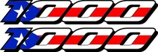 2 Puerto Rico Rican Flag 1000 Tail Fairing Decals GSXR Stickers gsxr1000 gsx-r