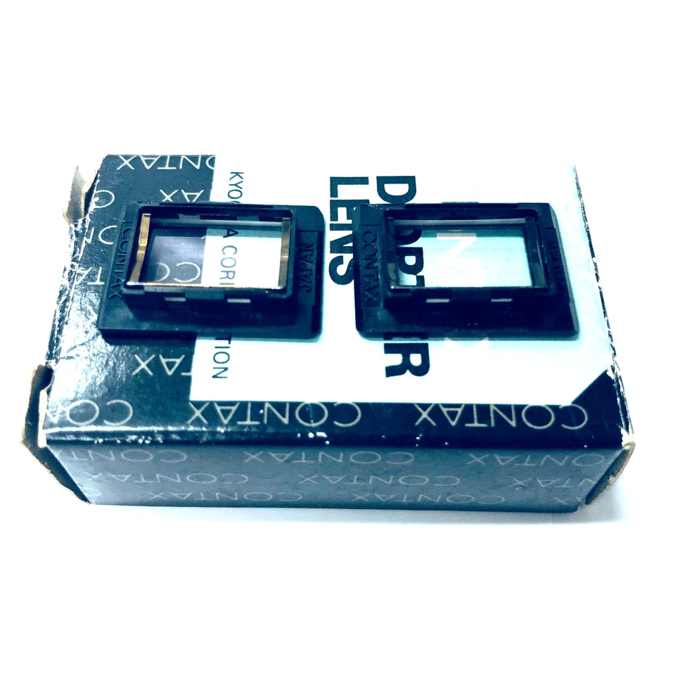 🍙N.Mint 2 Pieces🍙Contax Diopter Lens FL ❝0❞ and ❝-5❞ w/Box x1 from Japan - Image 2 of 4