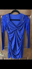 Juniors Small Blue Mini Dress / Top Pre Owned 