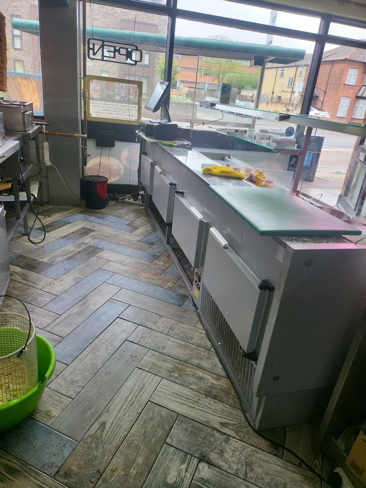 serve over counter display fridge eBay