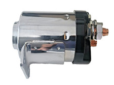 HARLEY STARTER SOLENOID CHROME 1965-88 4 SPEE...