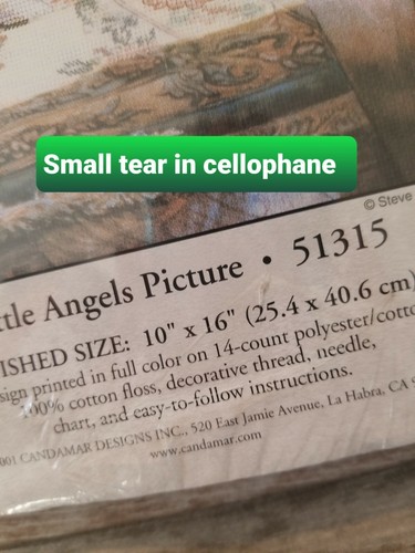 Steve Hanks Little Angels Bild 51315 gezählt Kreuzstich Kit Candamar - Bild 6 von 6