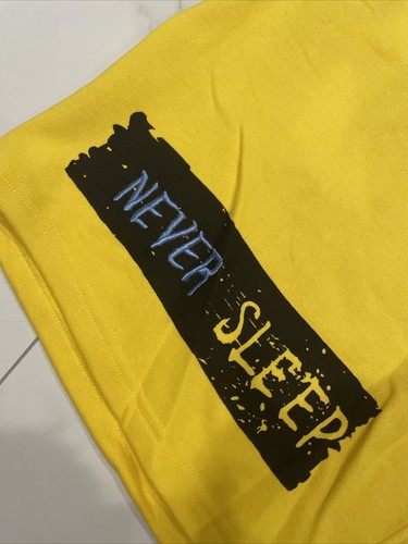 DREAMLAND EMBROIDERED YELLOW SWEATSHORTS SIZE 3XL - Picture 5 of 6