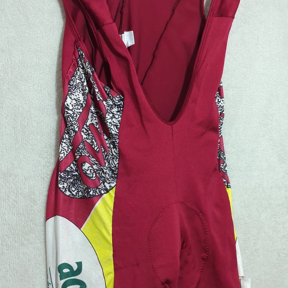 Culotte con tirantes de ciclismo Colgano vintage talla S para hombre Nalini rojo jersey acolchado carrera Foto 2 de 4
