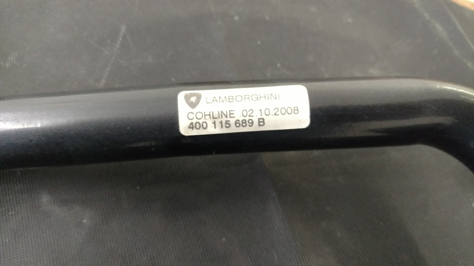 LAMBORGHINI GALLARDO LP560 COUPE OIL HOSE COOLING LINE OEM 400115689B