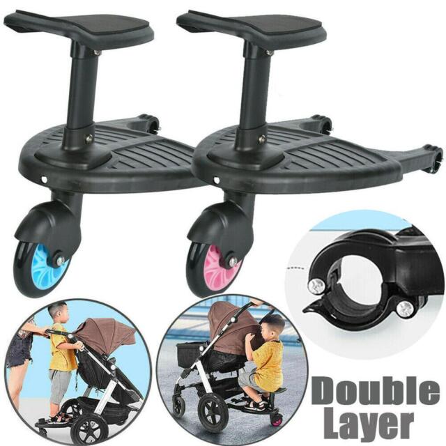 Baby Stroller Auxiliary Pedal Buggy Second Child Stroller Standing Plate Seat