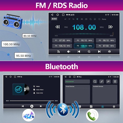 Android 13 Carplay For Fiat Freemont 12-20 Car Stereo Radio Player GPS BT 2+32G - Picture 14 of 23